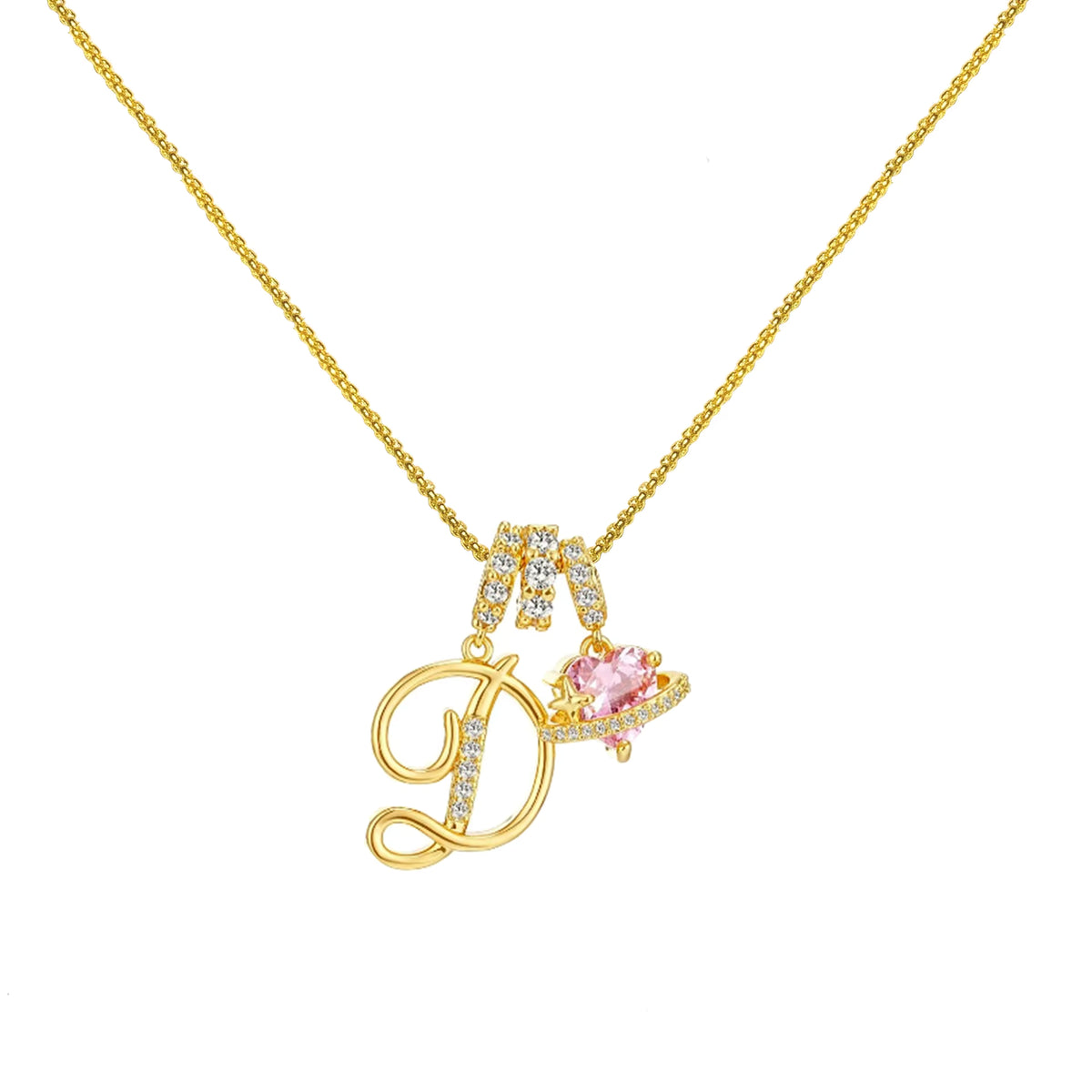 Initial D'Amour - Initial Necklace