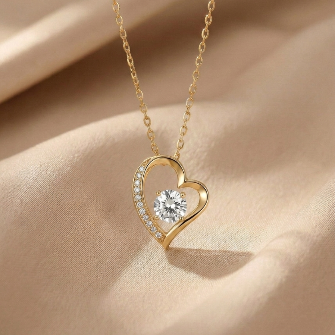 To my sweetheart - Necklace with box & card