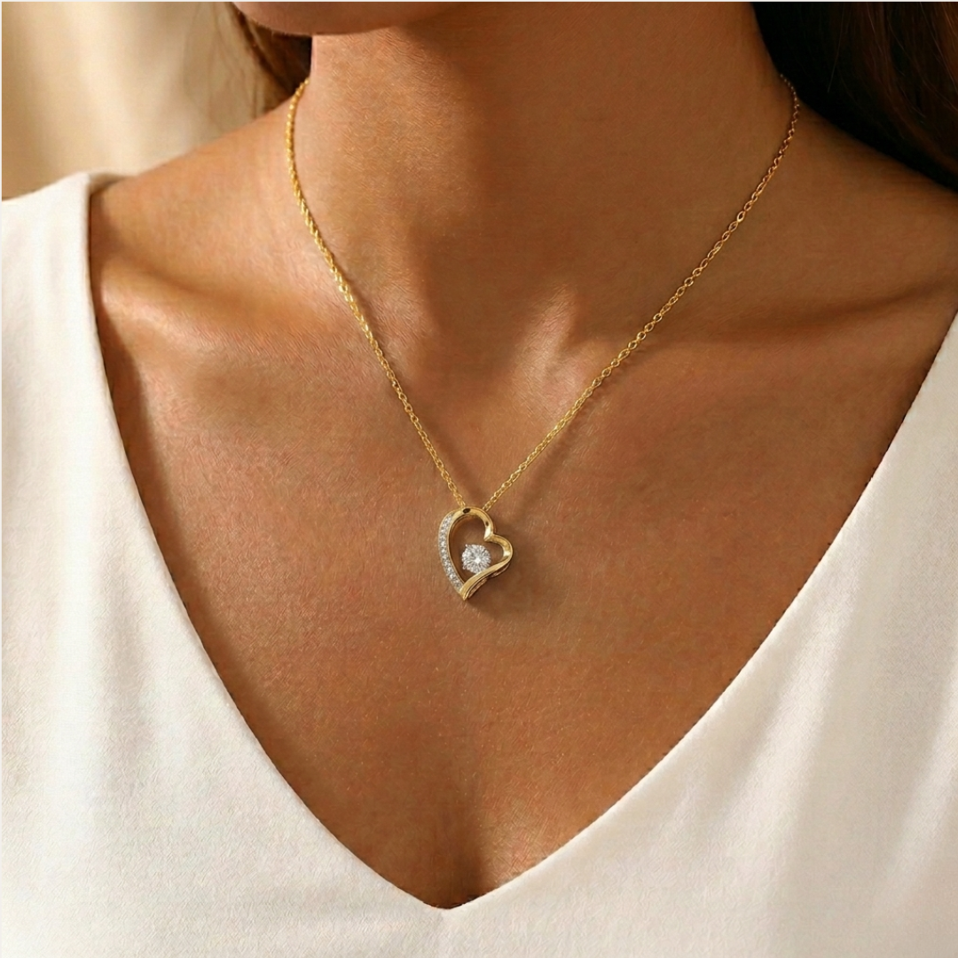 To my sweetheart - Necklace with box & card