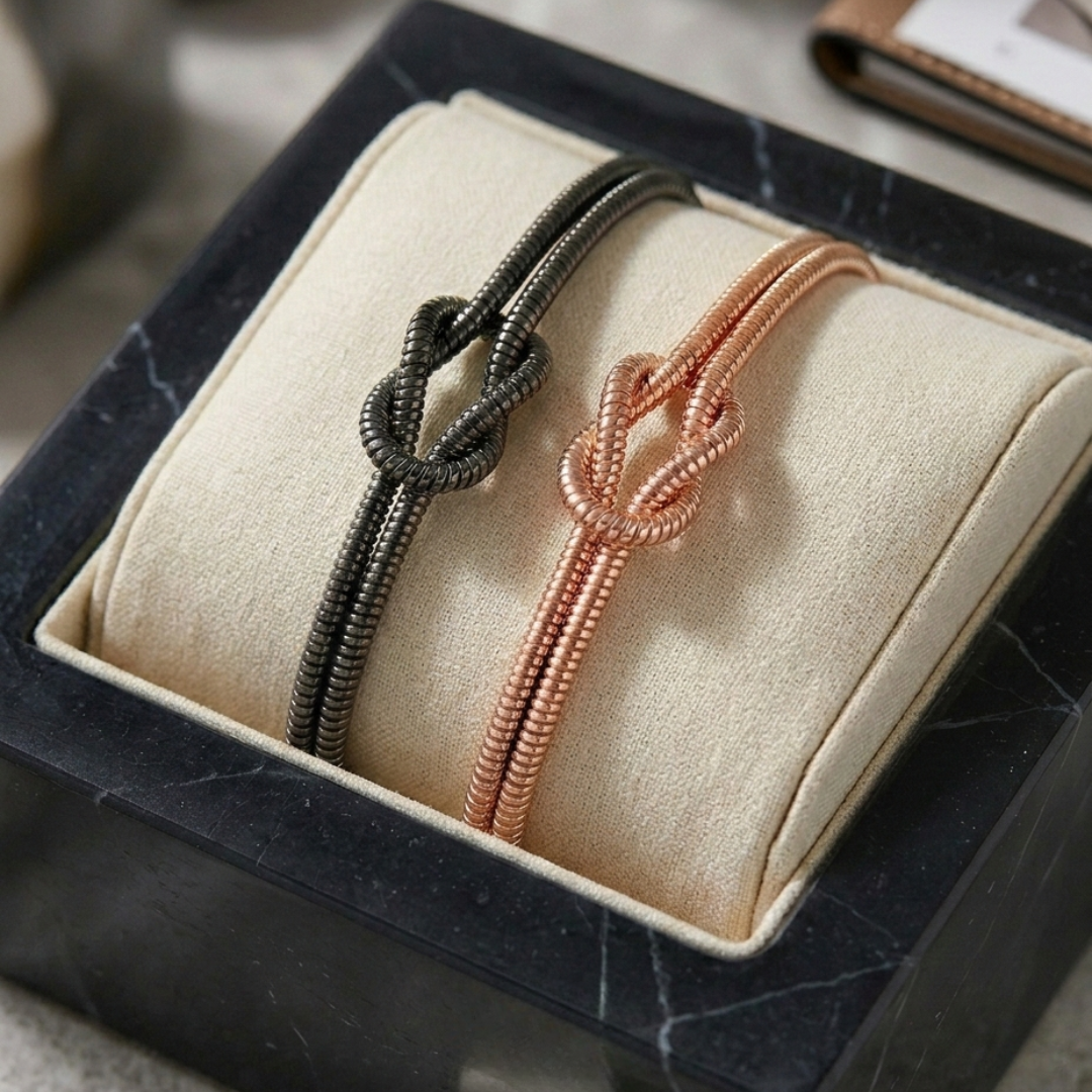 Eternal love knot – partner bracelets