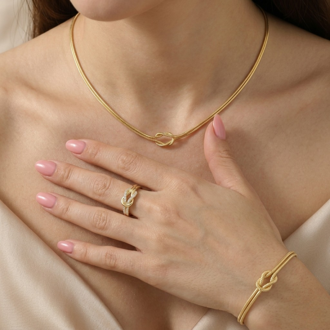Infinia - Love Knot Ring 925 Silver