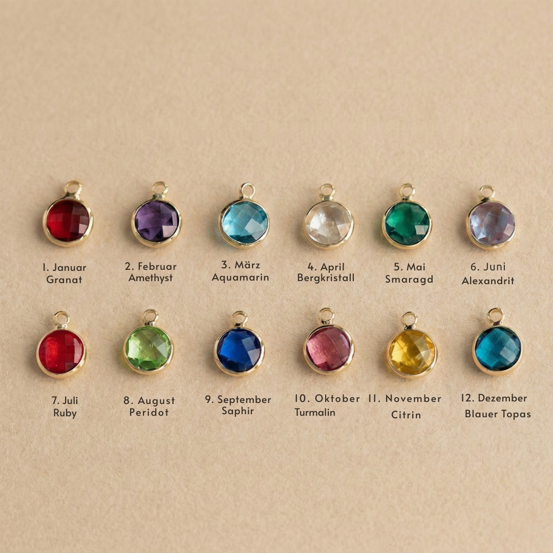 Lumira - Necklace with Birthstone & Engraving