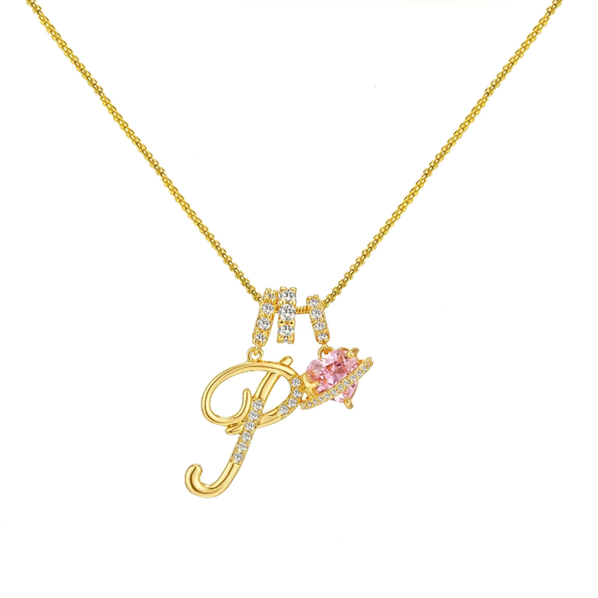 Initial D'Amour - Initial Necklace