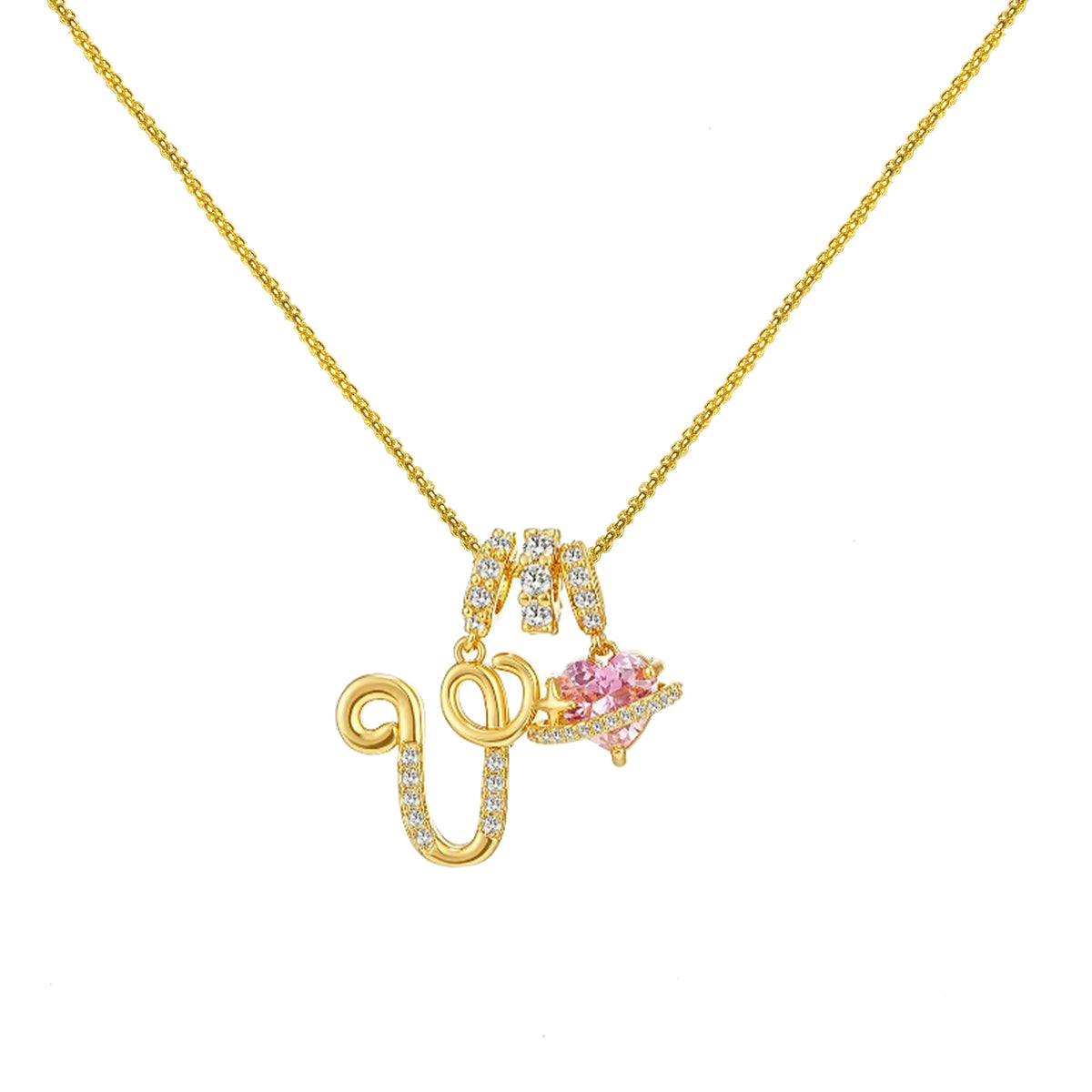 Initial D'Amour - Initial Necklace
