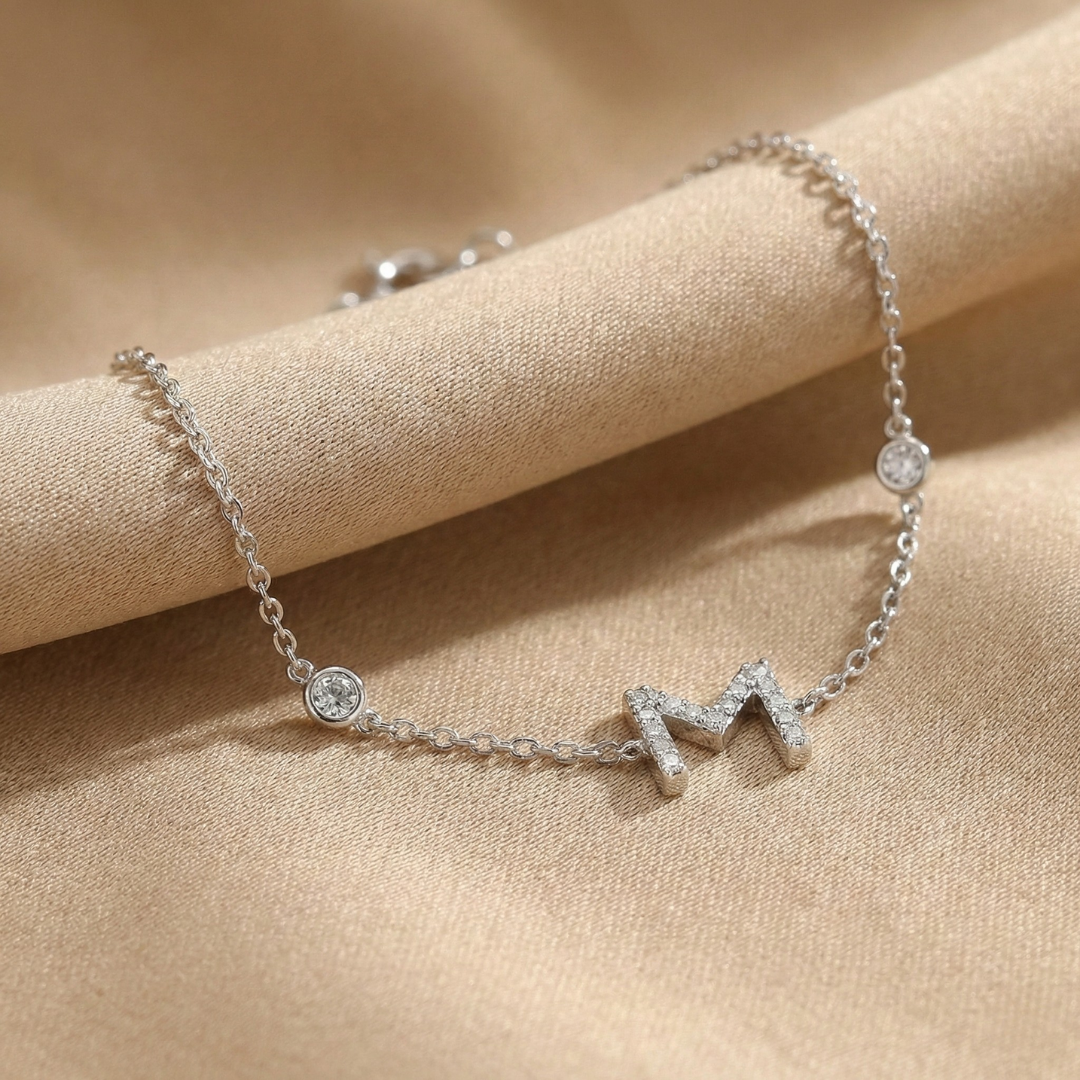 Lettera - Initial Bracelet 925 Silver