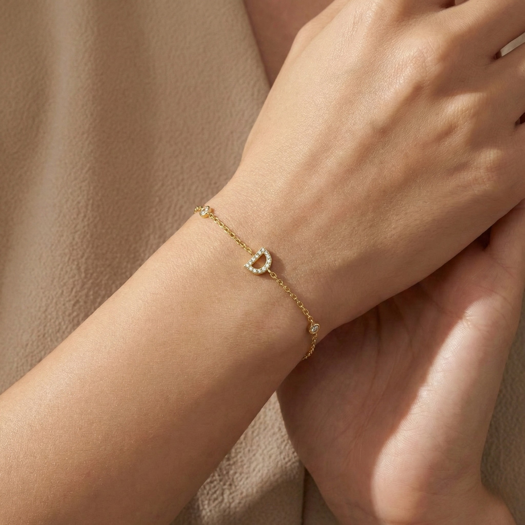 Lettera - Initial Bracelet 925 Silver