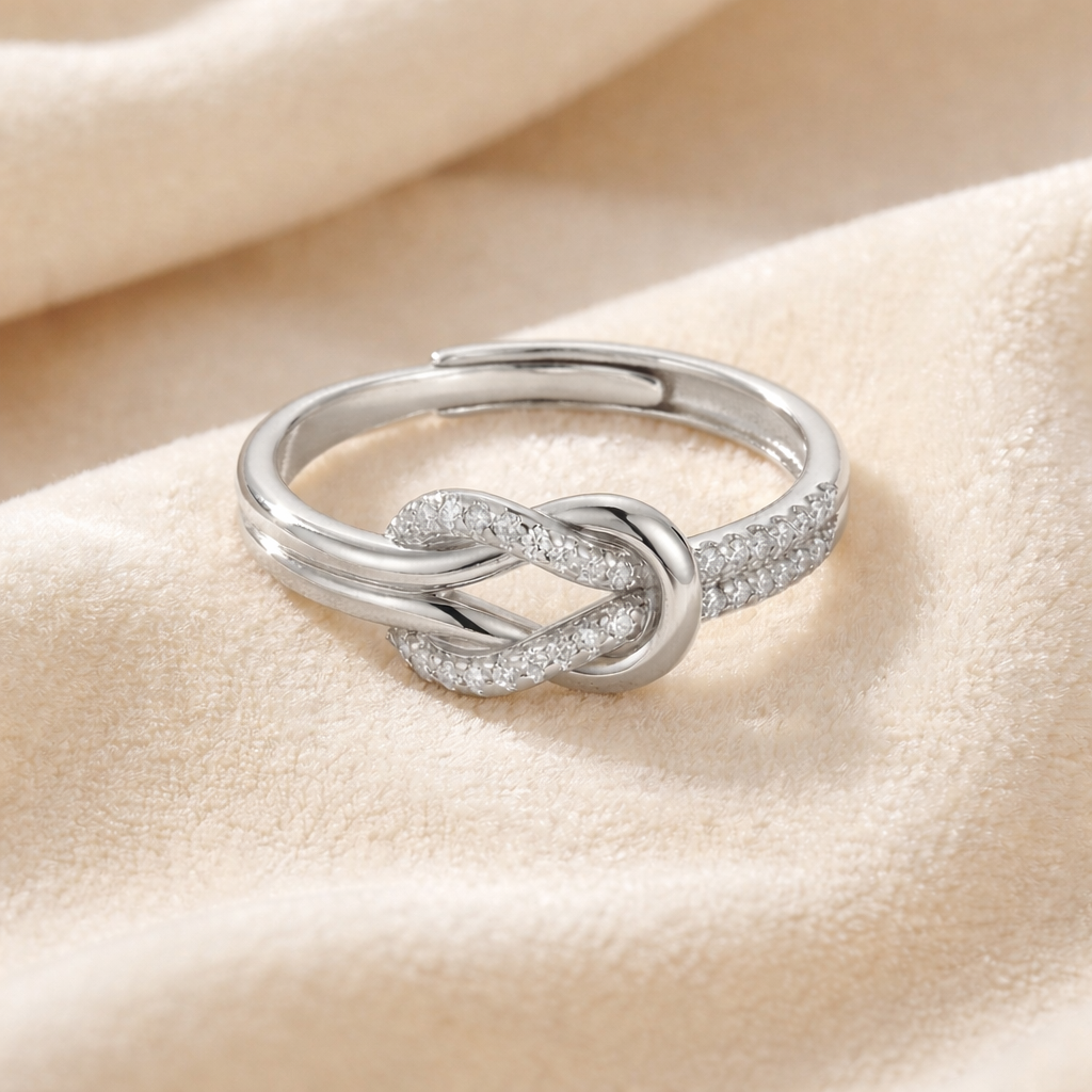Infinia - Love Knot Ring 925 Silver