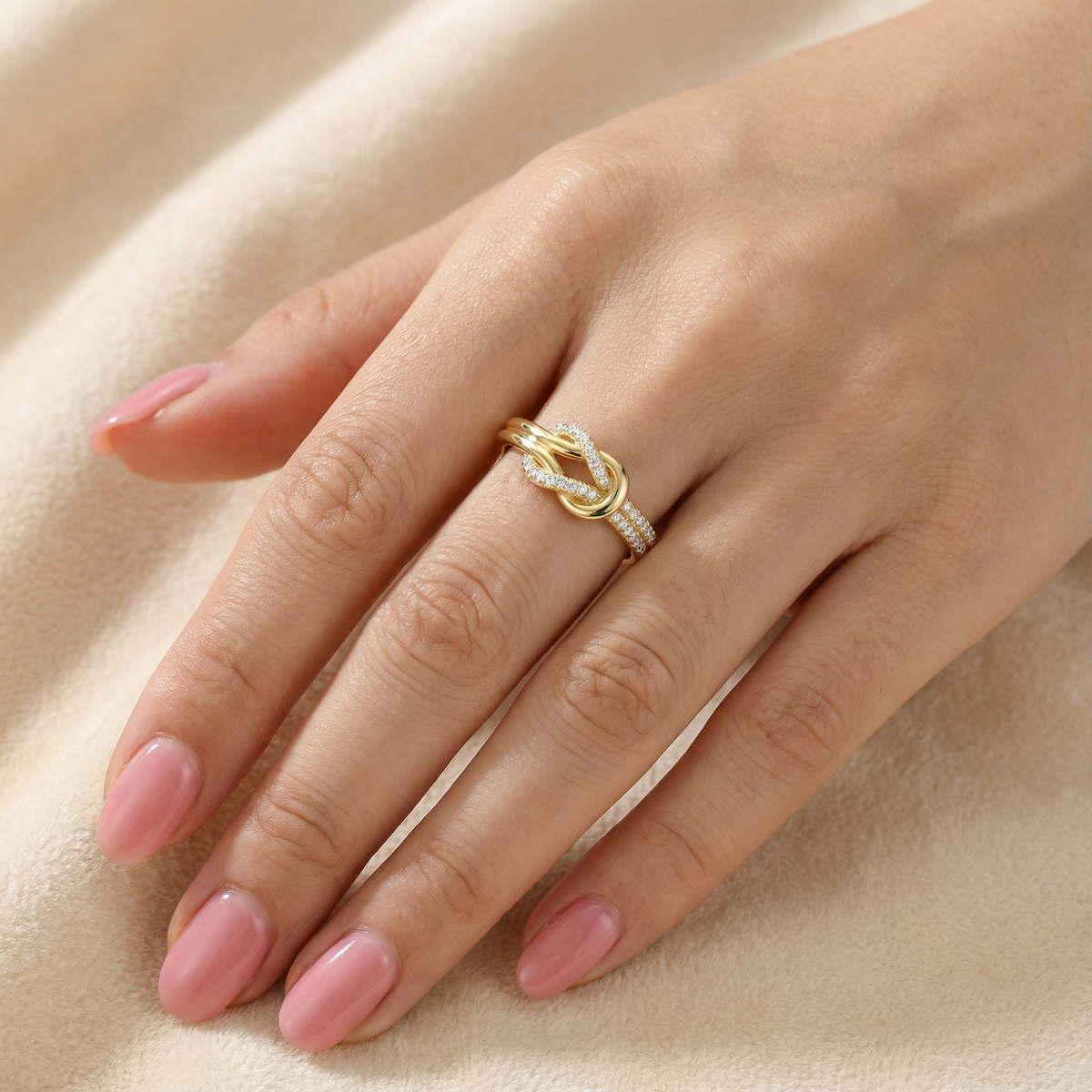 Infinia - Love Knot Ring 925 Silver