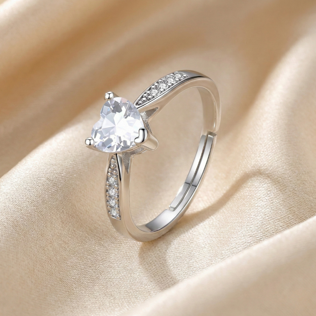 Lovena - Heart Ring 925 Silver