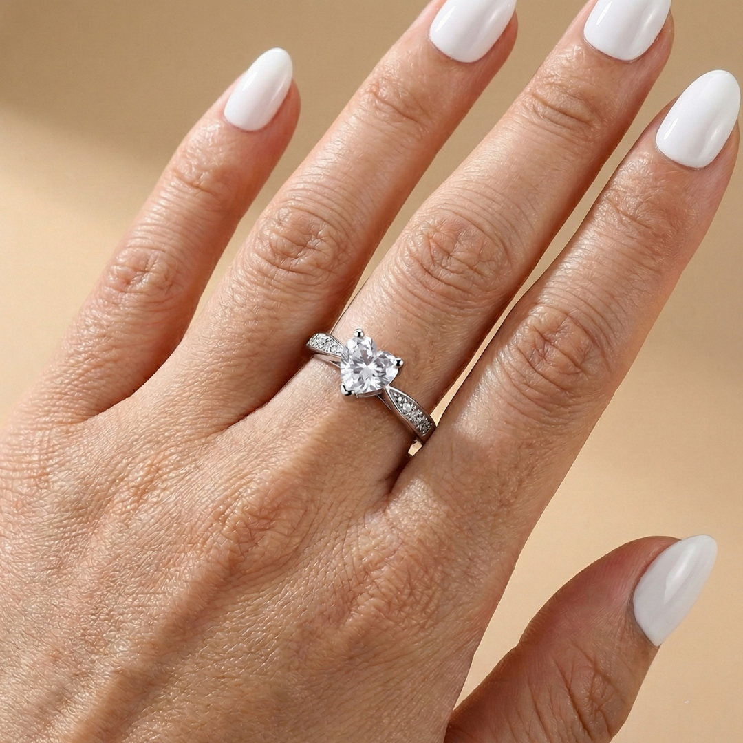 Lovena - Heart Ring 925 Silver