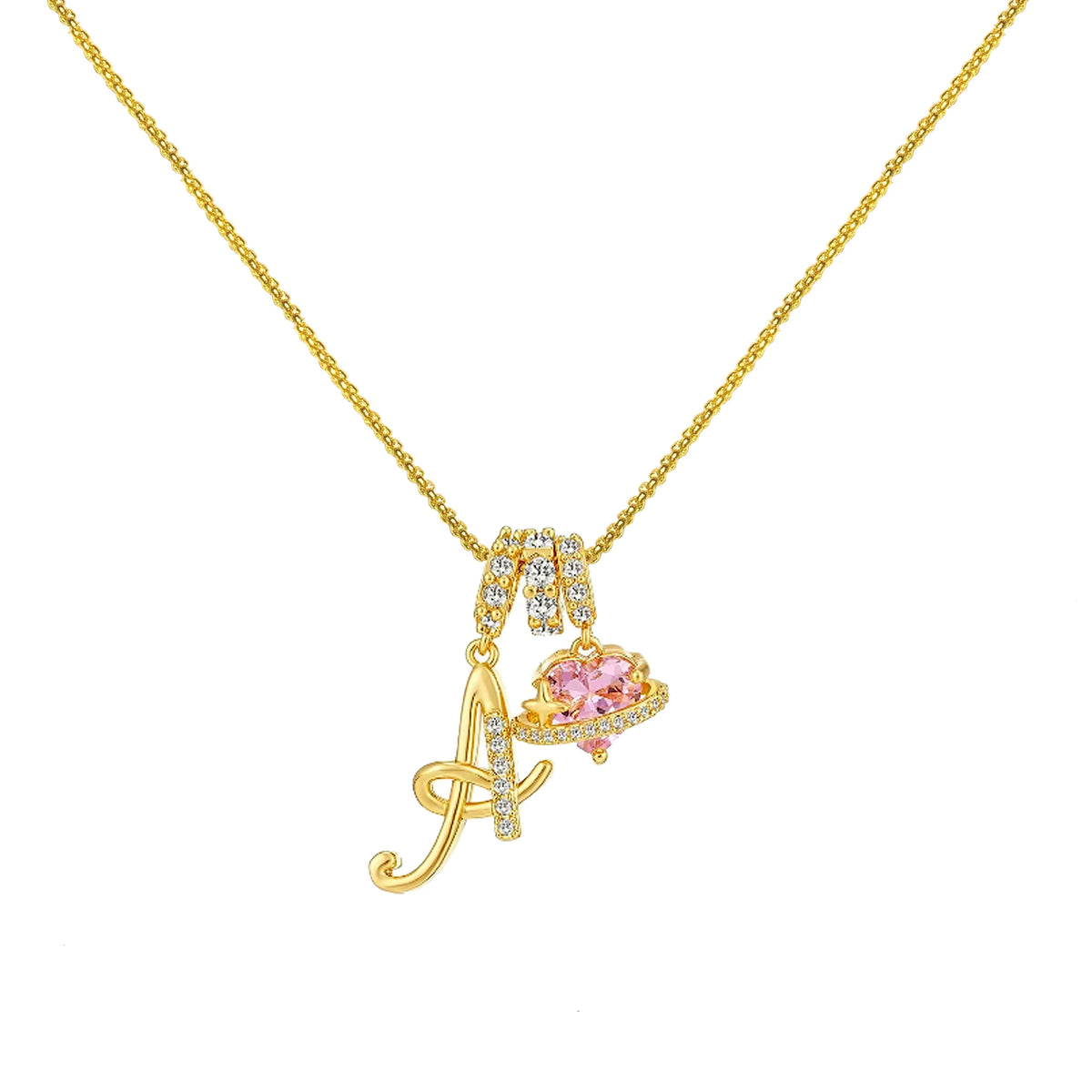 Initial D'Amour - Initial Necklace