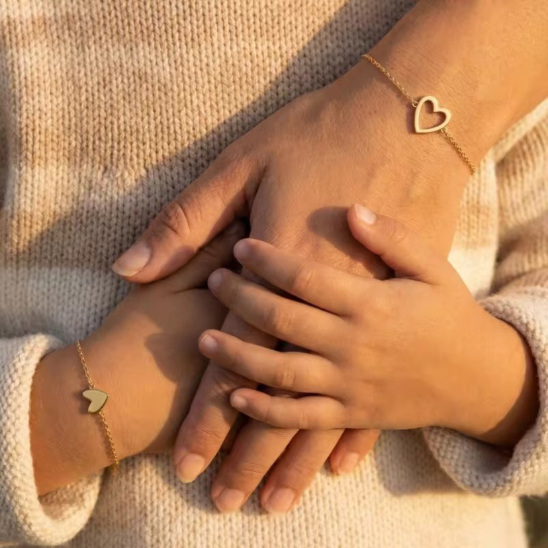 TwoHearts - Mother Daughter Bracelets