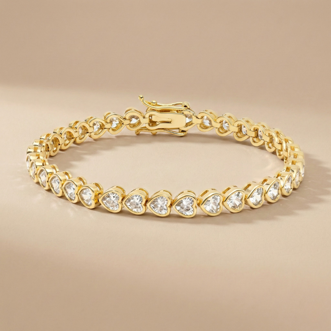 Amore - Bracelet with hearts