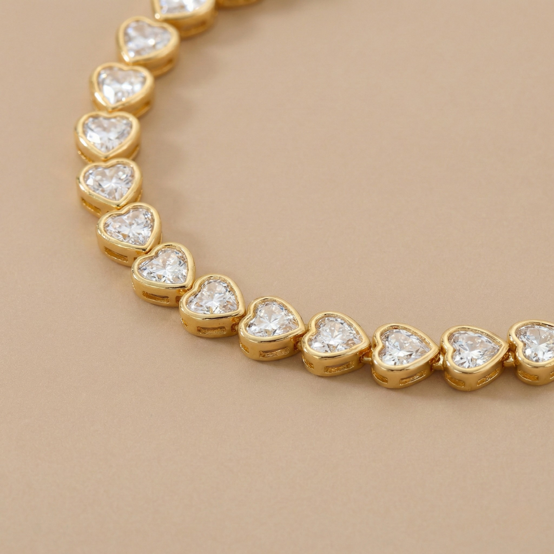 Amore - Bracelet with hearts