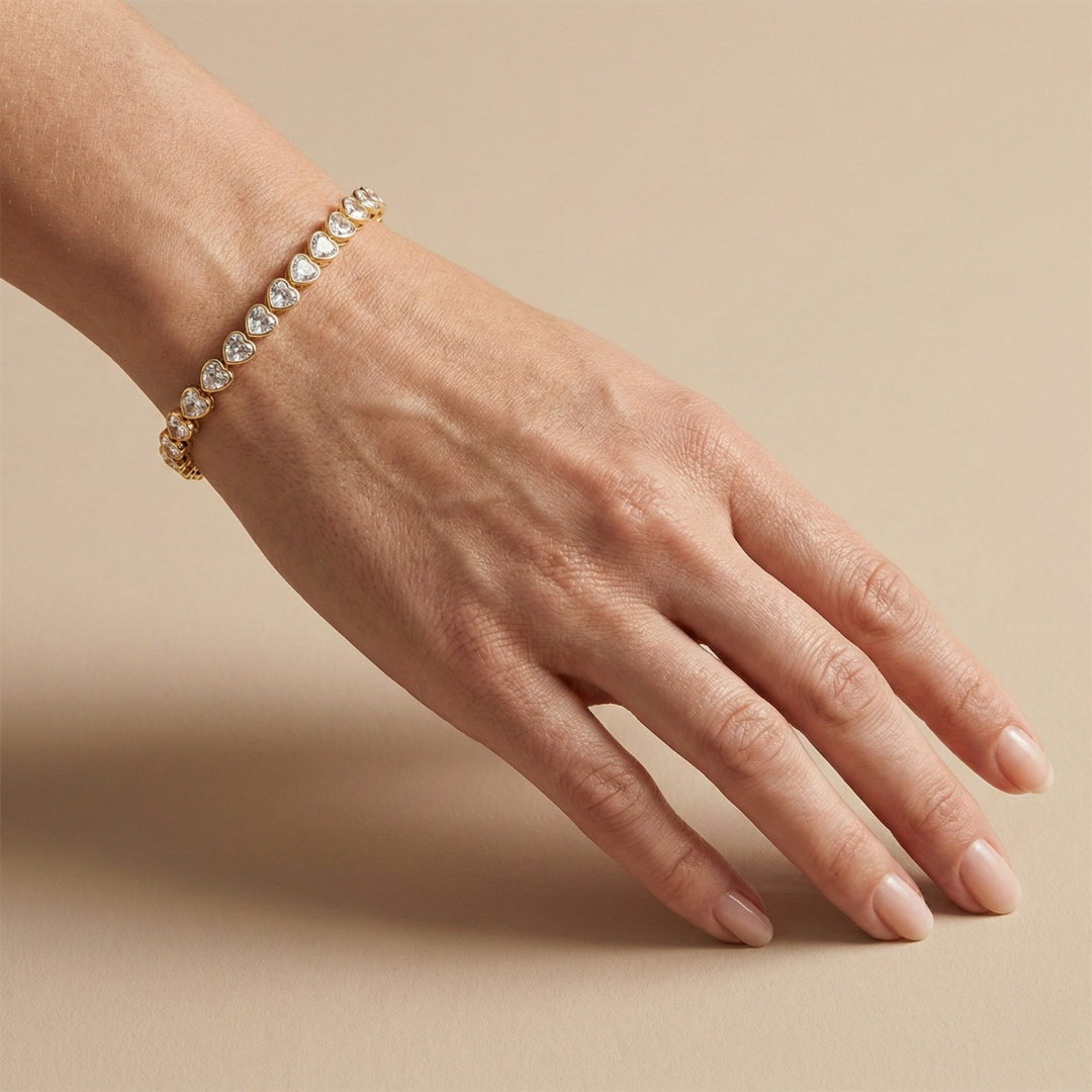 Amore - Bracelet with hearts