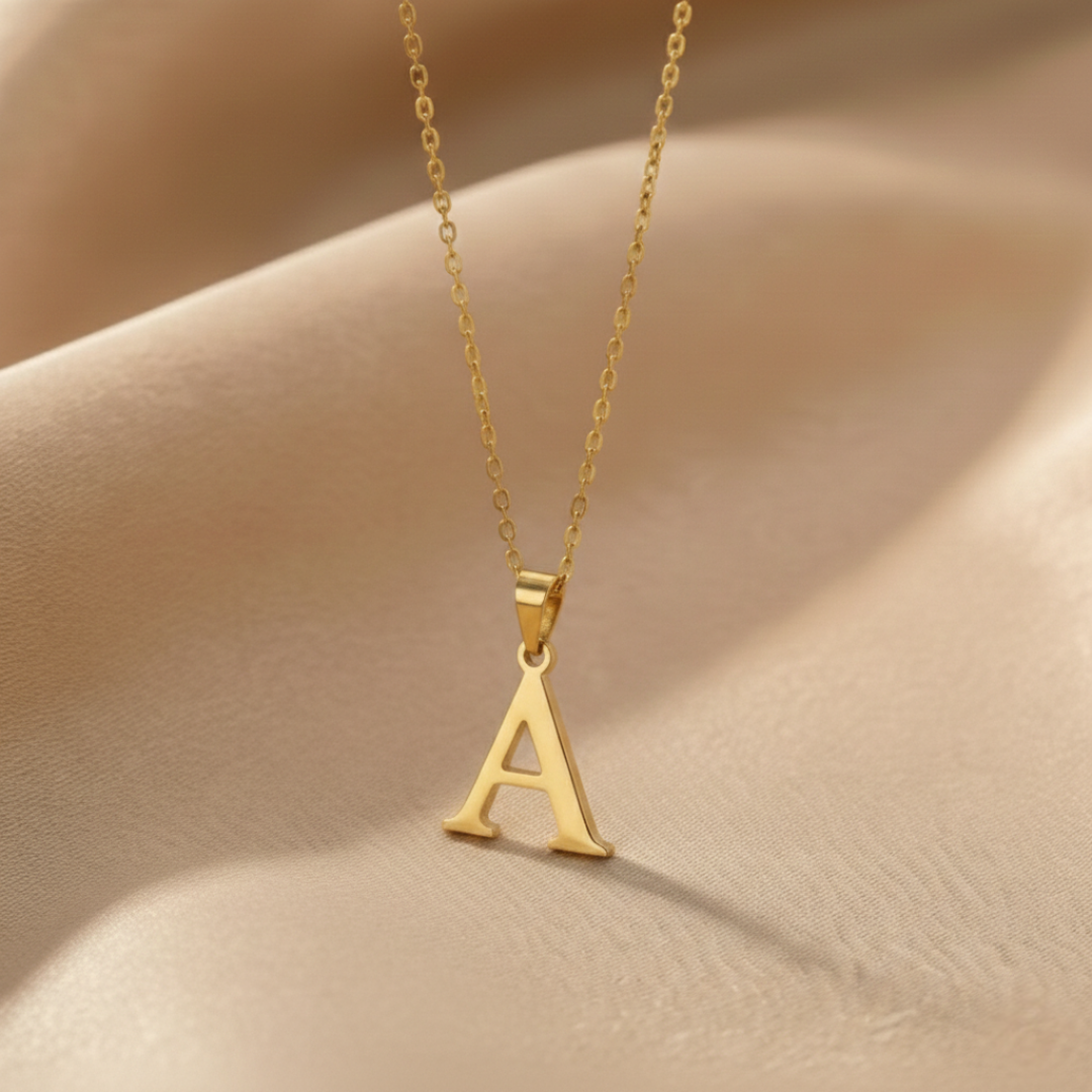 Initial necklace