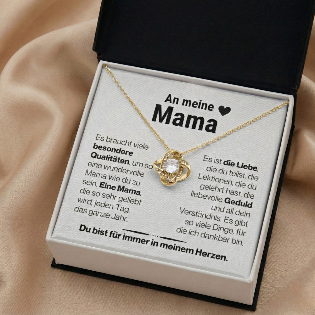 To my mom - Necklace with box & card