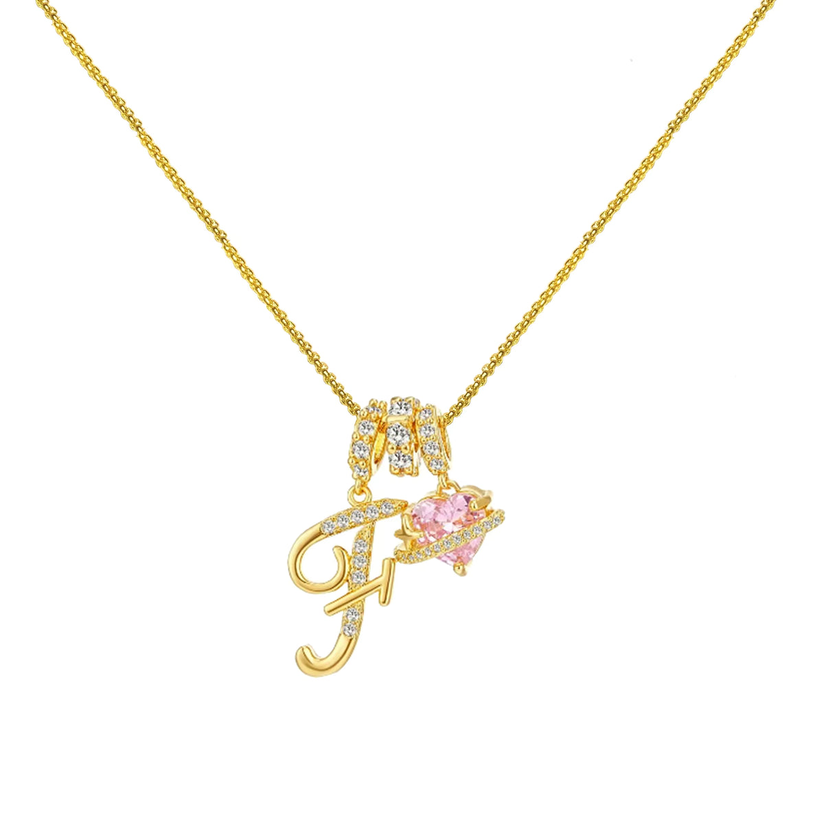 Initial D'Amour - Initial Necklace