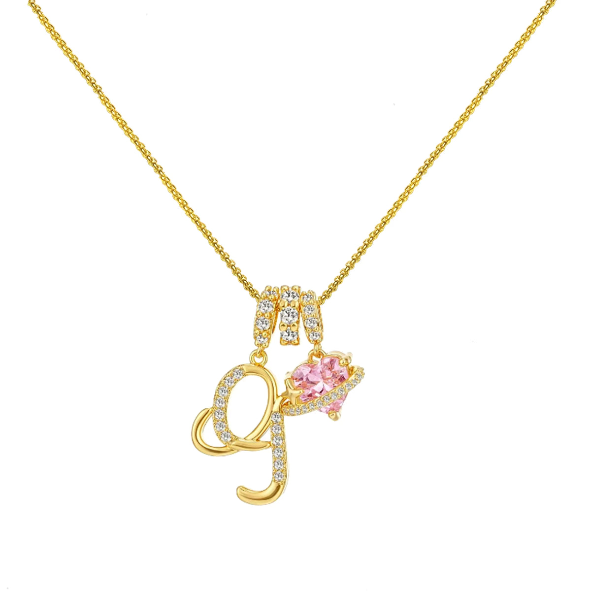 Initial D'Amour - Initial Necklace