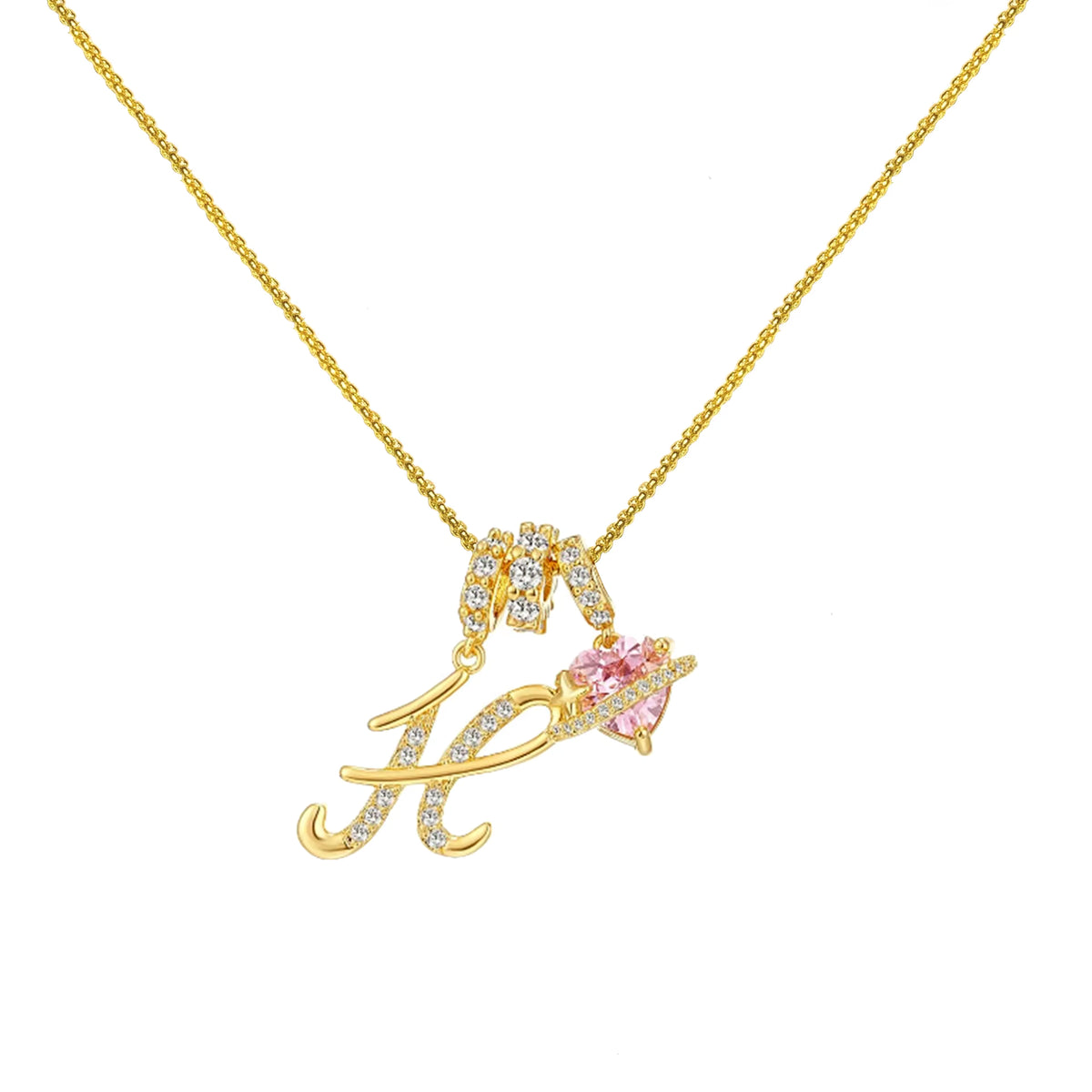 Initial D'Amour - Initial Necklace