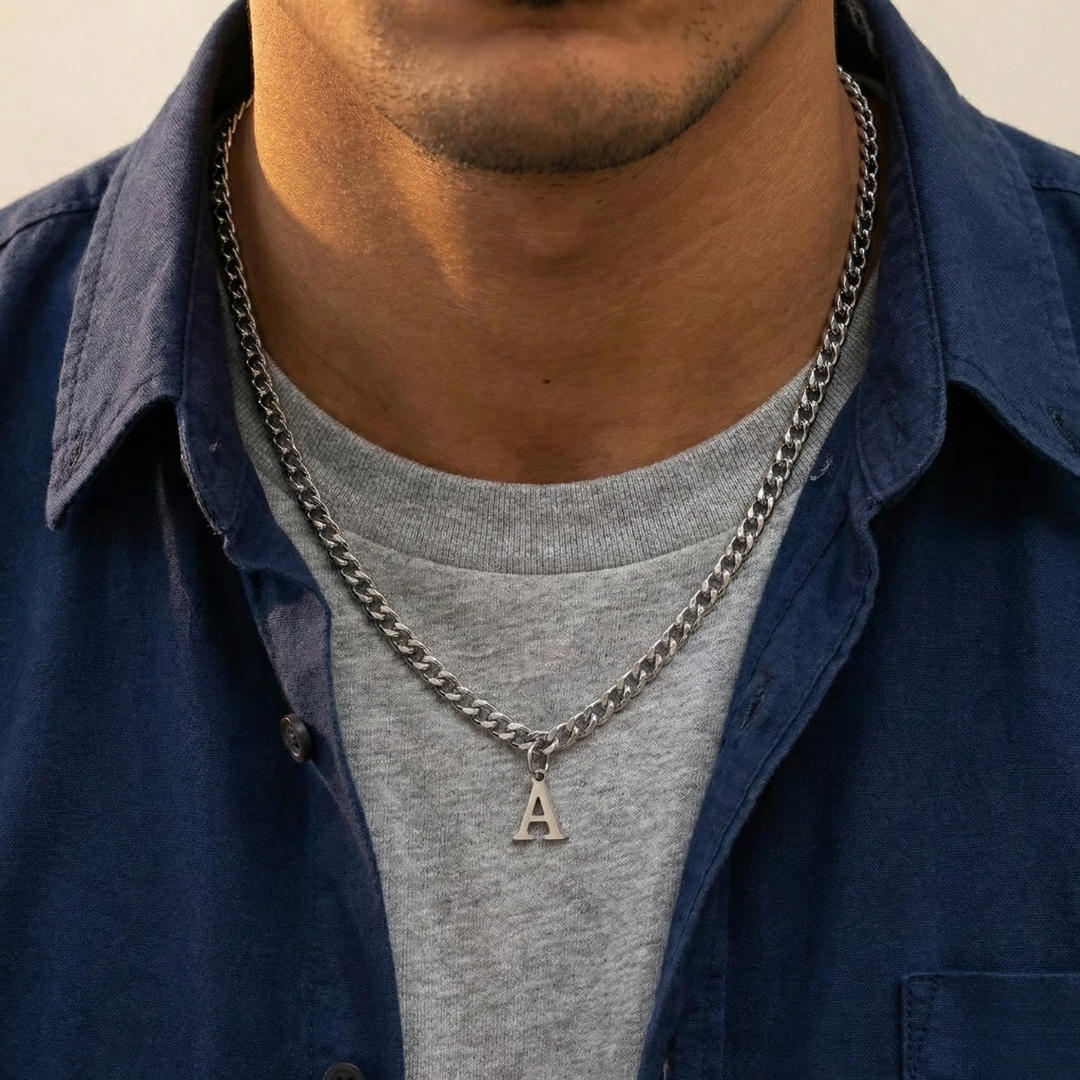 Initial Necklace Set - Forever Love