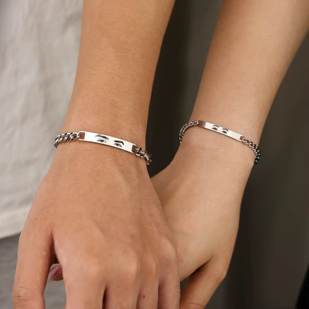 Love Eye - Bracelet with eye engraving
