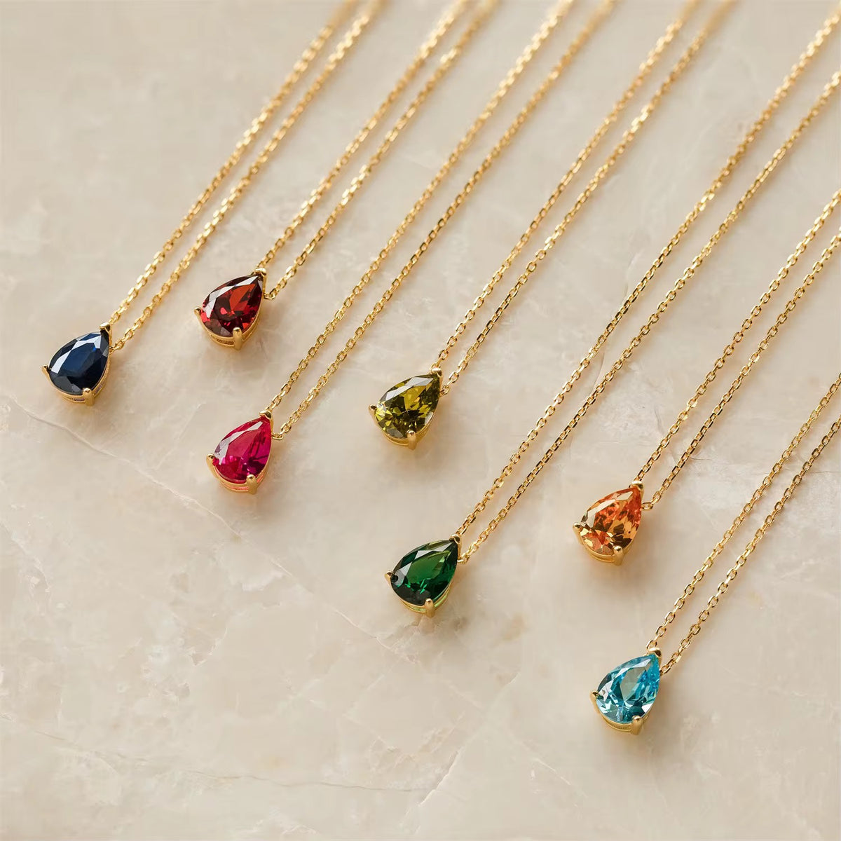 Elovia - Birthstone Necklace