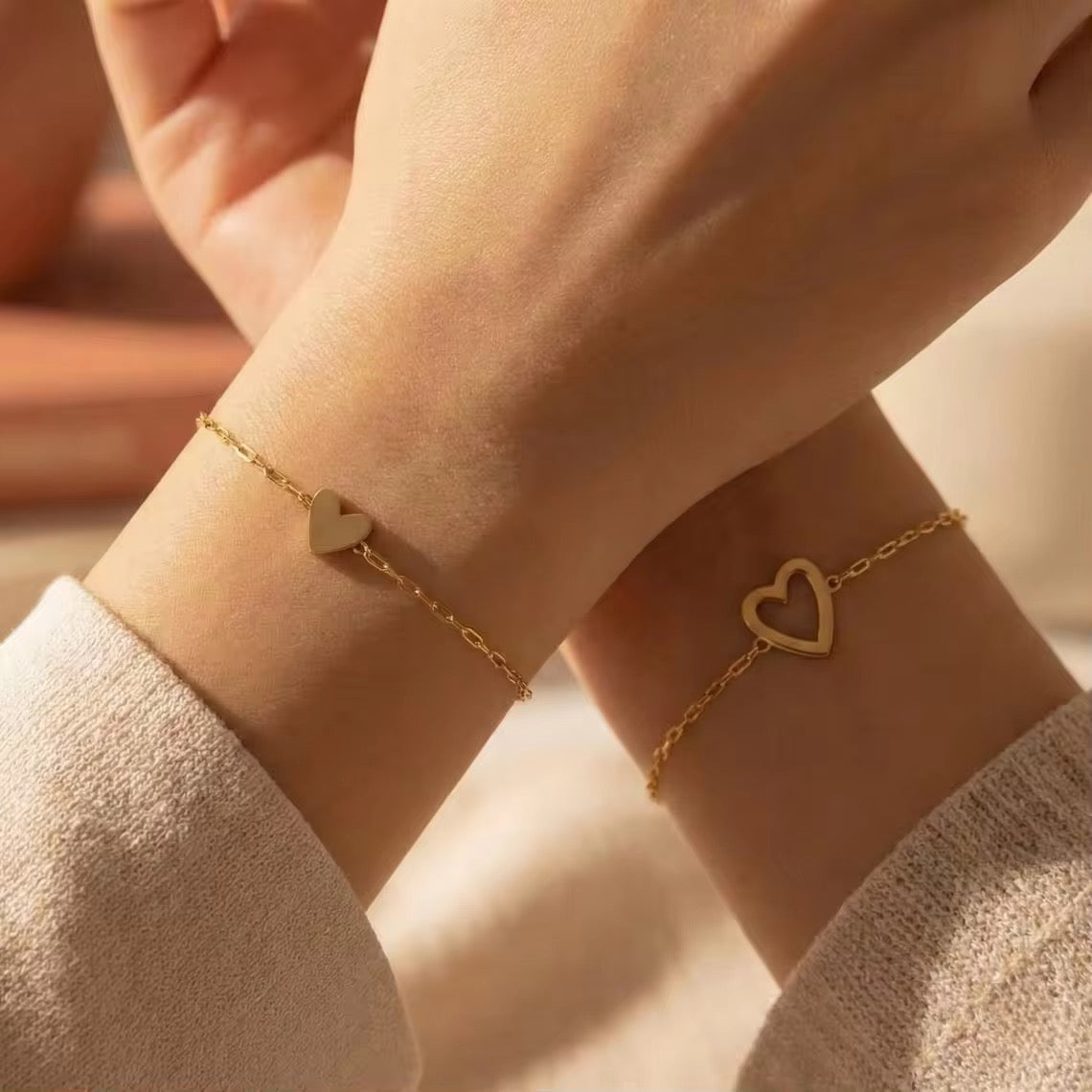 TwoHearts - Mother Daughter Bracelets