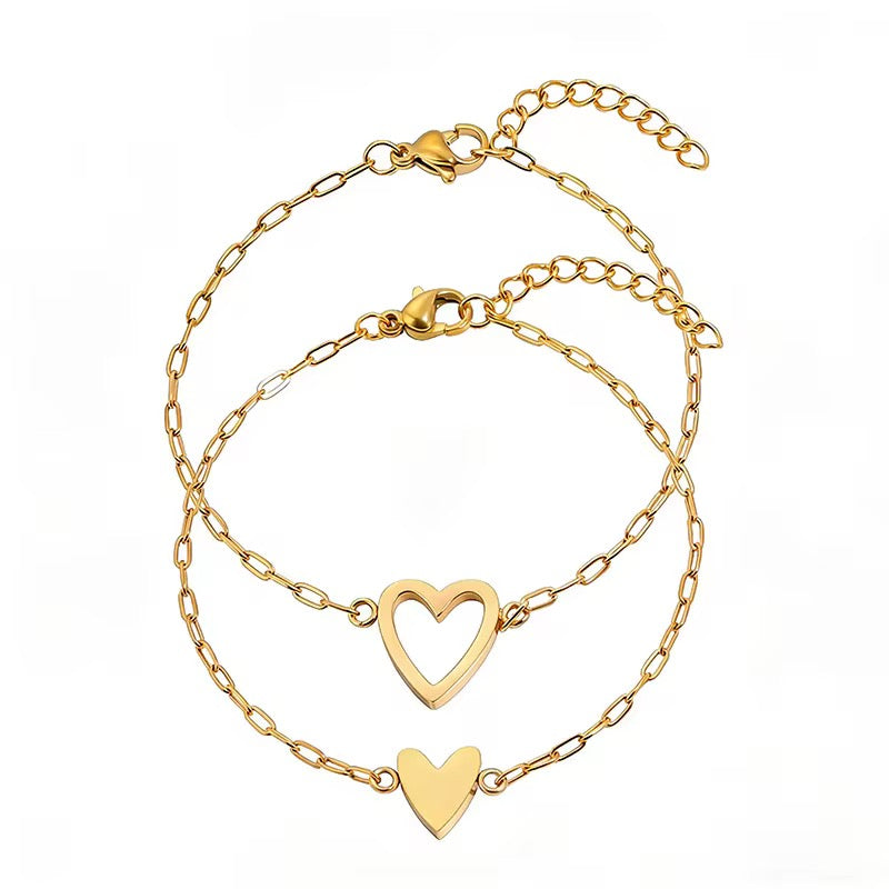 TwoHearts - Mother Daughter Bracelets