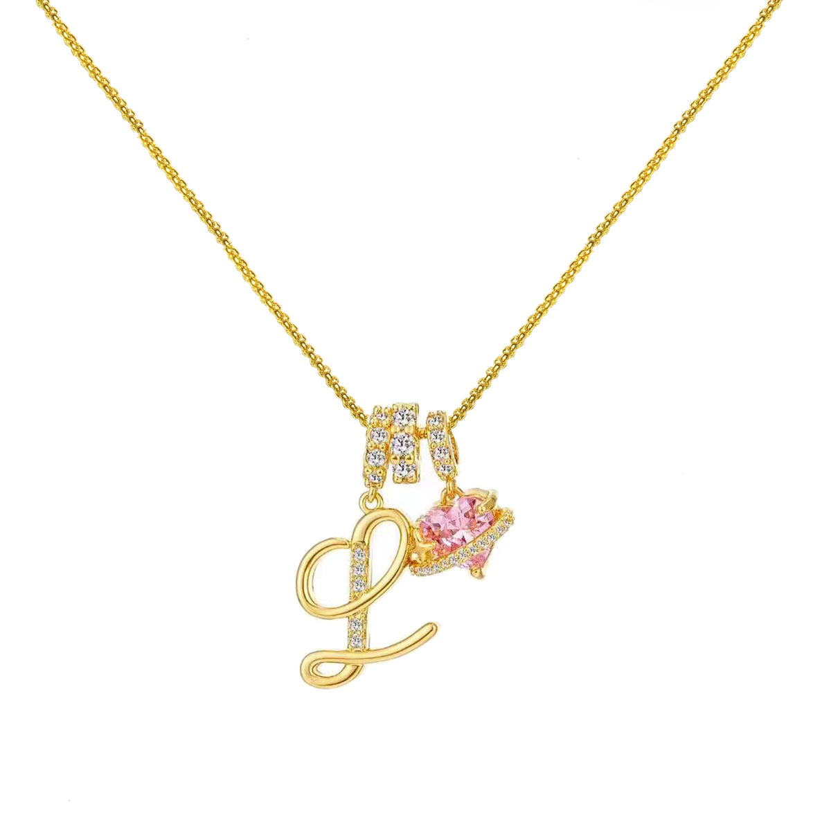 Initial D'Amour - Initial Necklace