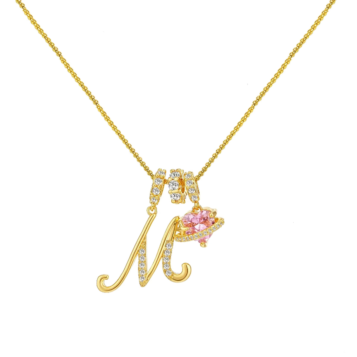 Initial D'Amour - Initial Necklace