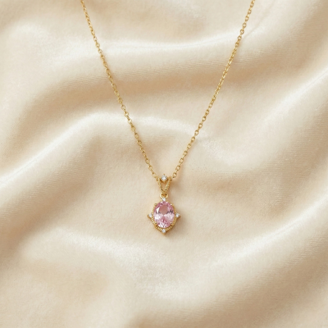 Valora - Necklace with crystal