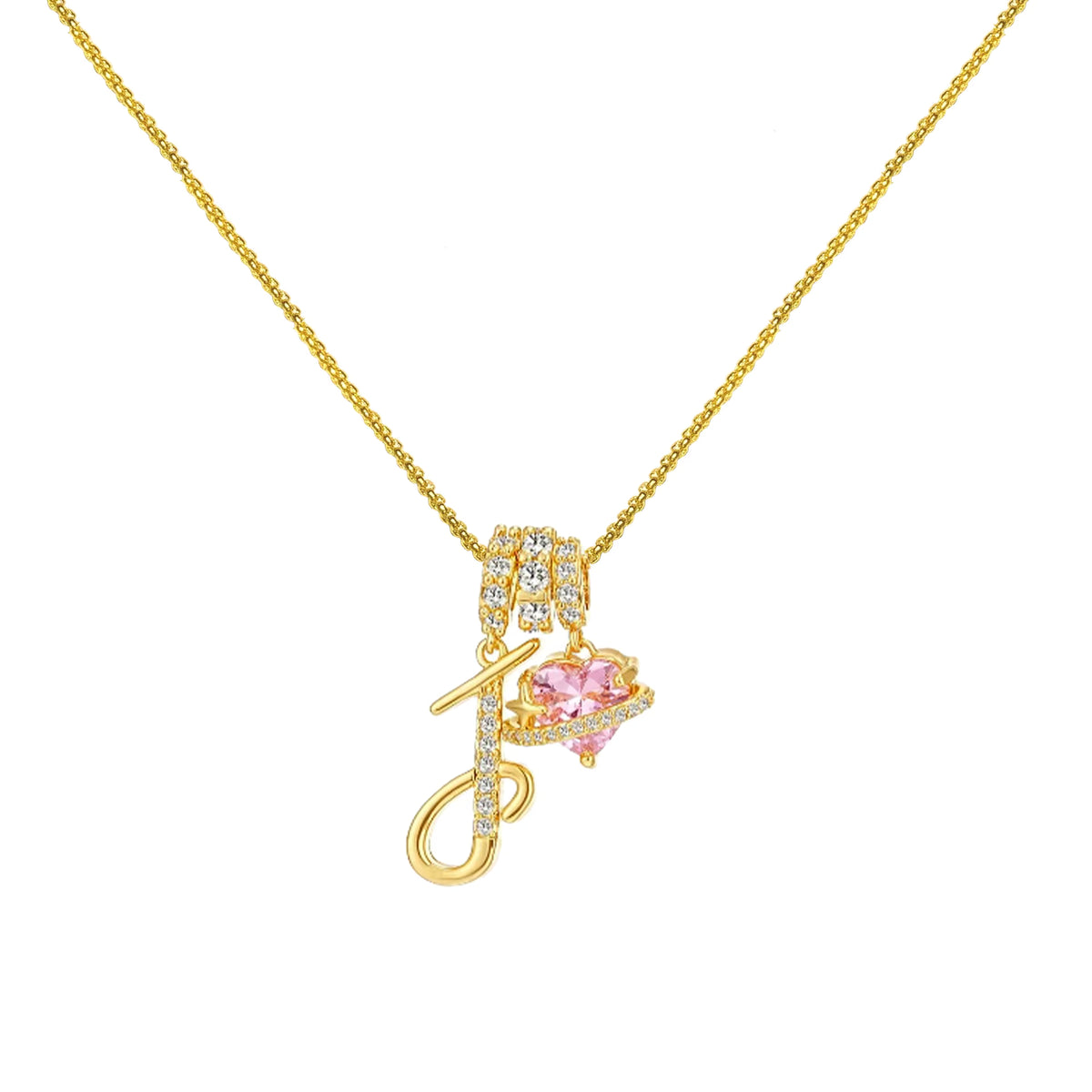 Initial D'Amour - Initial Necklace