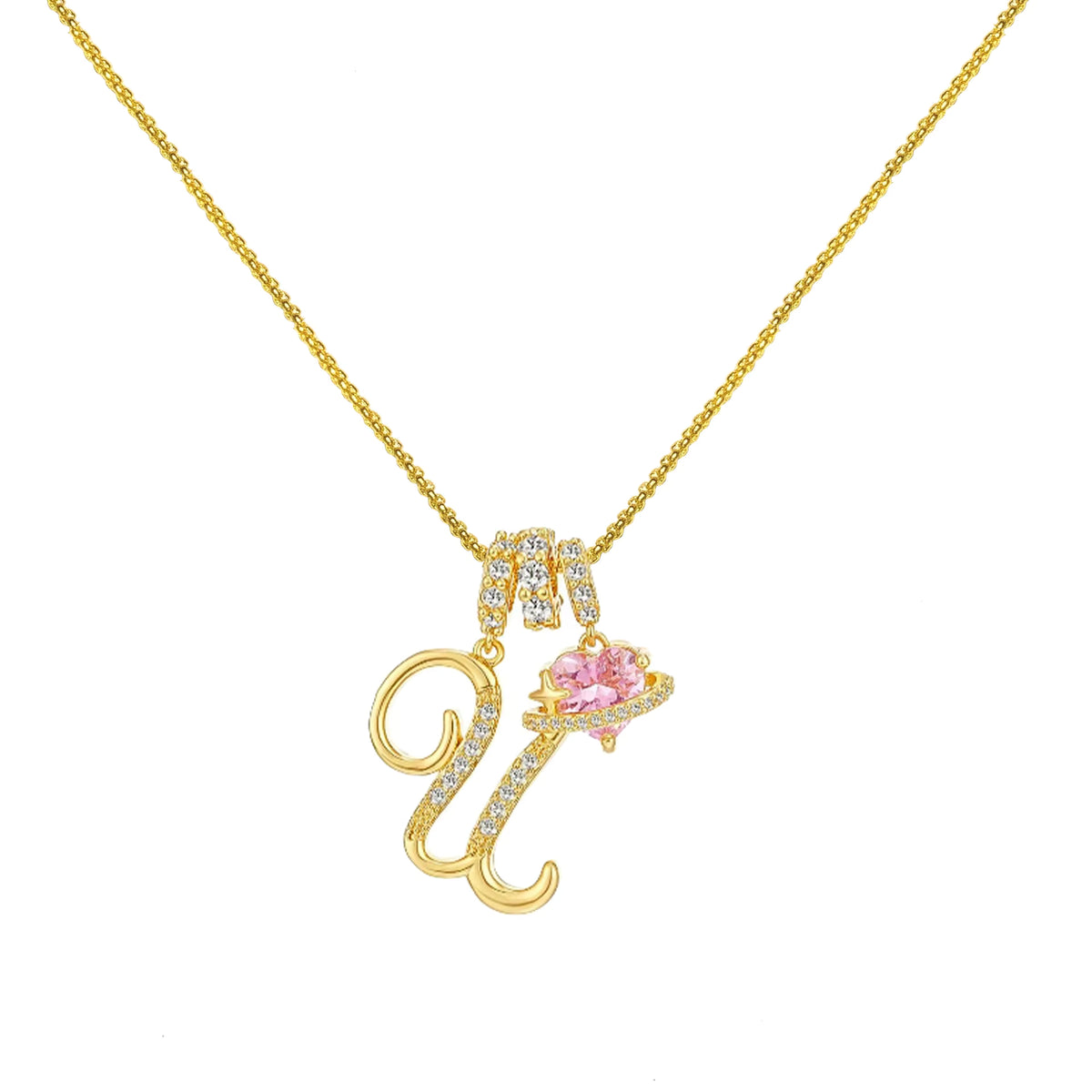 Initial D'Amour - Initial Necklace