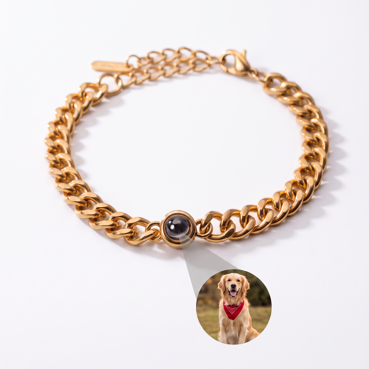 Bracelet with your own photo - Cuban