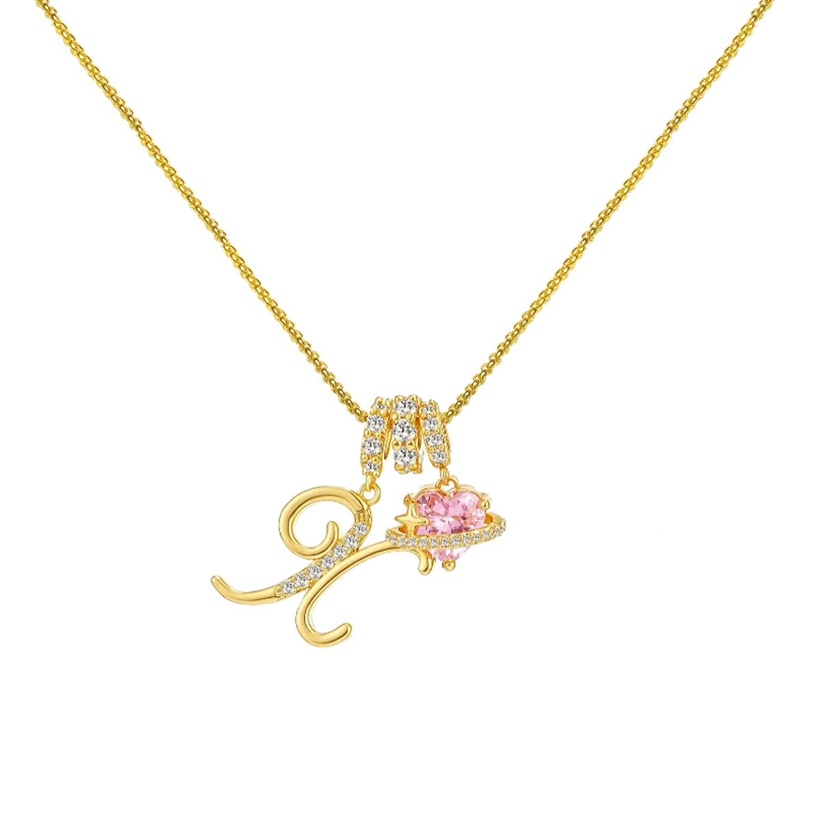 Initial D'Amour - Initial Necklace