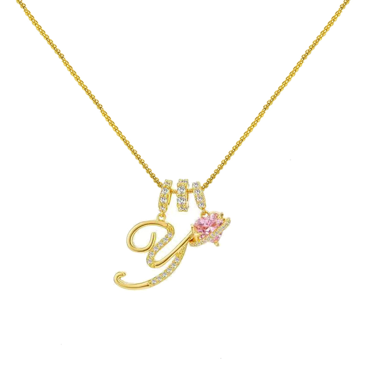 Initial D'Amour - Initial Necklace