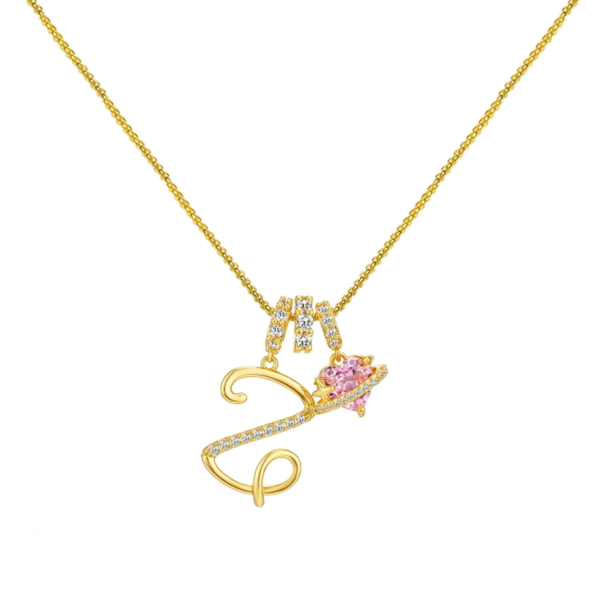 Initial D'Amour - Initial Necklace